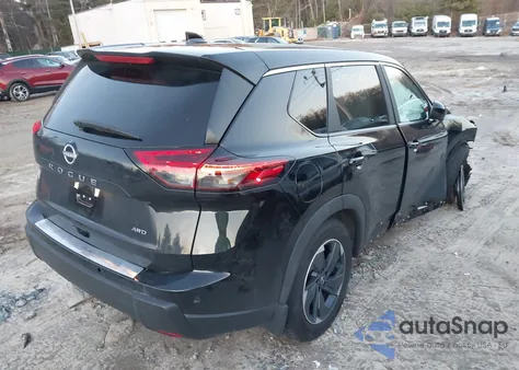 2025 Nissan Rogue Sv Intelligent Awd z USA, uszkodzony, nr VIN 5N1BT3BB7SC673803